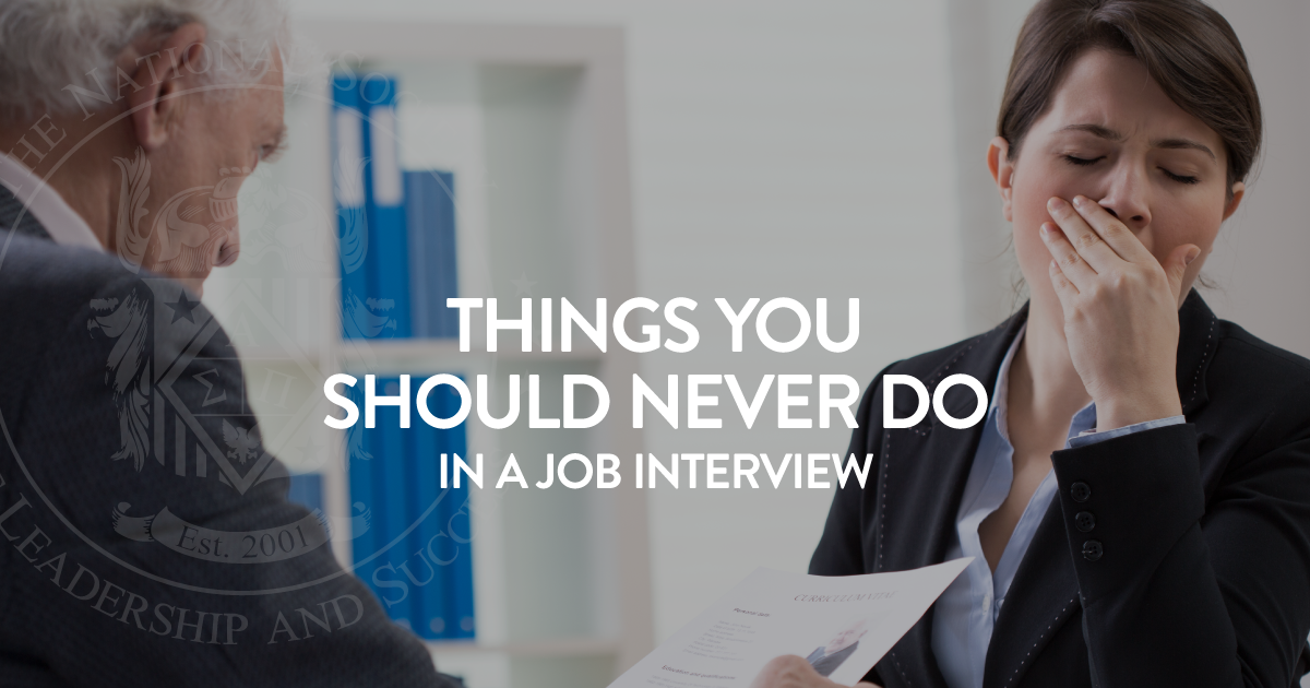 6-things-you-should-never-do-in-a-job-interview